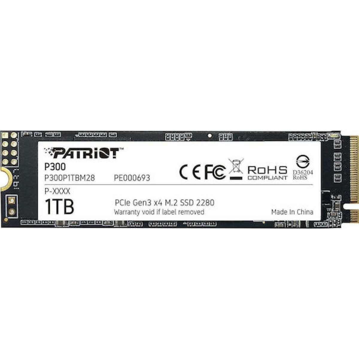 Patriot P300 SSD 1TB M.2 NVMe PCI Express 3.0