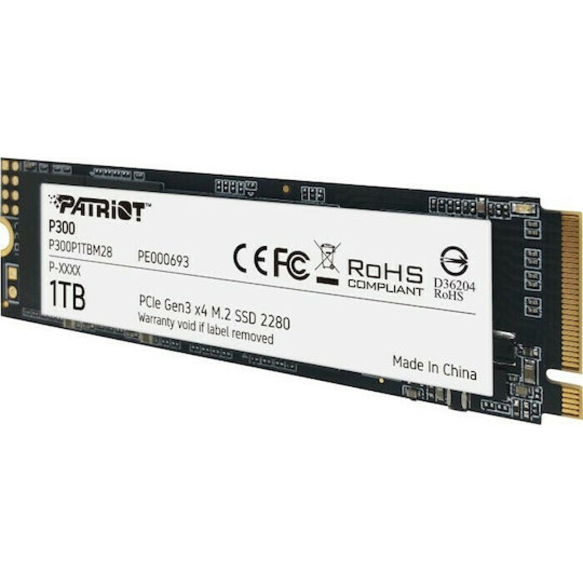 Patriot P300 SSD 1TB M.2 NVMe PCI Express 3.0