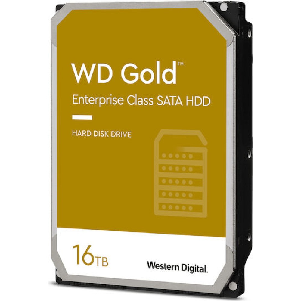 Western Digital Gold 16TB HDD Σκληρός Δίσκος 3.5