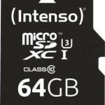 Intenso Professional microSDXC 128GB Class 10 U3 UHS-I με αντάπτορα
