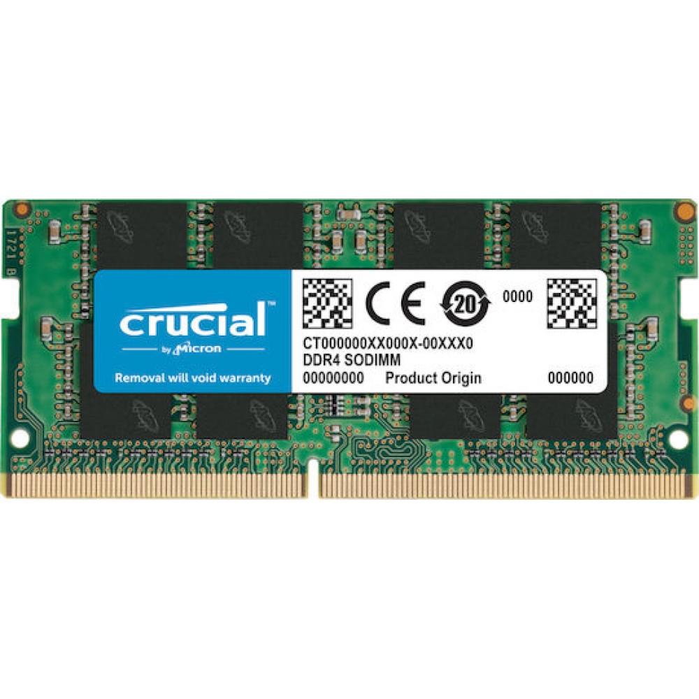 Crucial DDR4 με Module 1x8GB και Ταχύτητα 3200 για Laptop