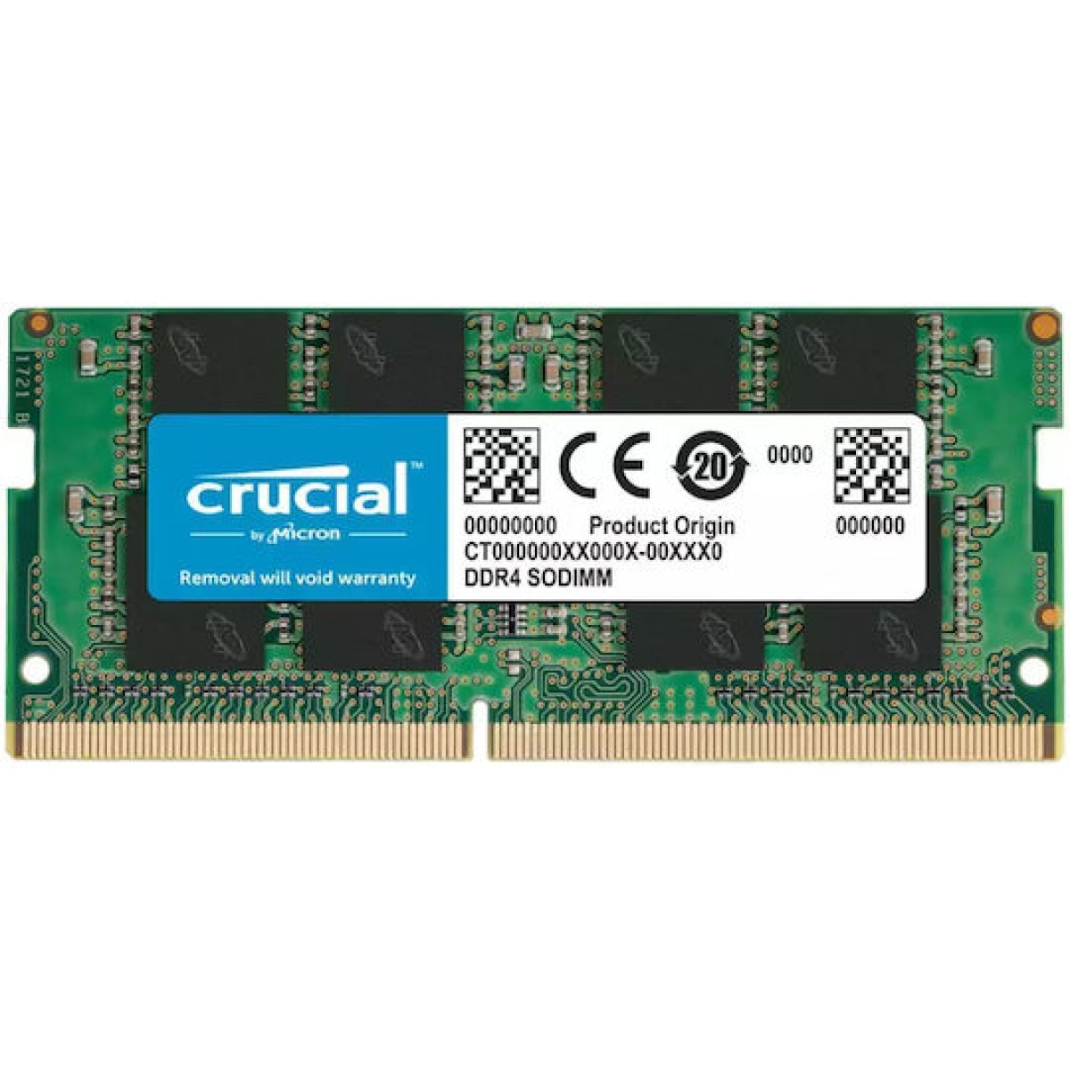 Crucial DDR4 με Module 1x32GB και Ταχύτητα 3200 για Laptop