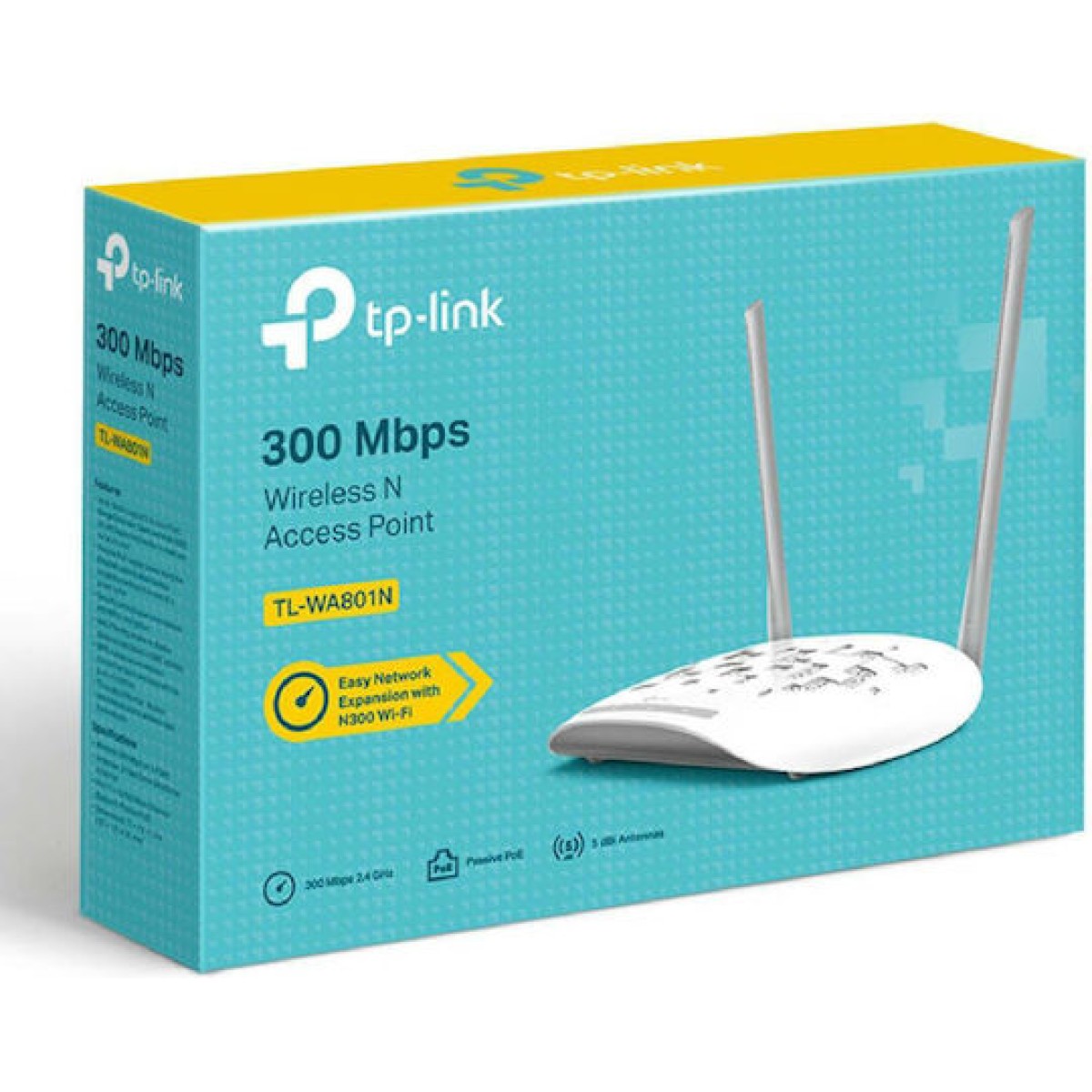 TP-LINK TL-WA801N v6 Access Point Wi‑Fi 4 Single Band (2.4GHz)