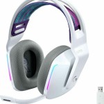 Logitech G733 Ασύρματο Over Ear Gaming Headset με σύνδεση USB Λευκό