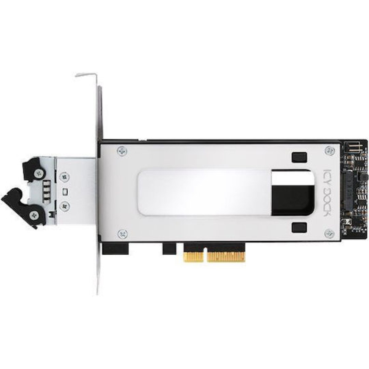 Icy Dock ToughArmor Πλαίσιο Για Σκληρούς Δίσκους M.2 NVMe SSD to PCIe 3.0 x4 Removable Frame Μαύρο (MB840M2P-B)