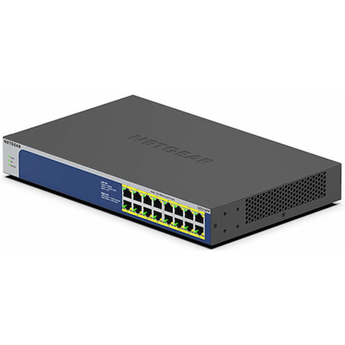 NetGear GS516PP Unmanaged L2 PoE+ Switch με 16 Θύρες Gigabit (1Gbps) Ethernet