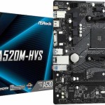 ASRock A520M-HVS Motherboard Micro ATX με AMD AM4 Socket 90-MXBE60-A0UAYZ