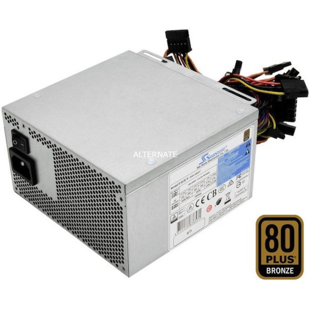 Seasonic SSP-500ET2 500W Γκρι Τροφοδοτικό Υπολογιστή Full Wired 80 Plus Bronze