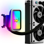 HYTE Thicc Q60 Υδρόψυξη Επεξεργαστή Διπλού Ανεμιστήρα 120mm για Socket AM4/AM5/1700/1200/115x με RGB Φωτισμό