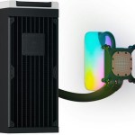 HYTE Thicc Q60 Υδρόψυξη Επεξεργαστή Διπλού Ανεμιστήρα 120mm για Socket AM4/AM5/1700/1200/115x με RGB Φωτισμό