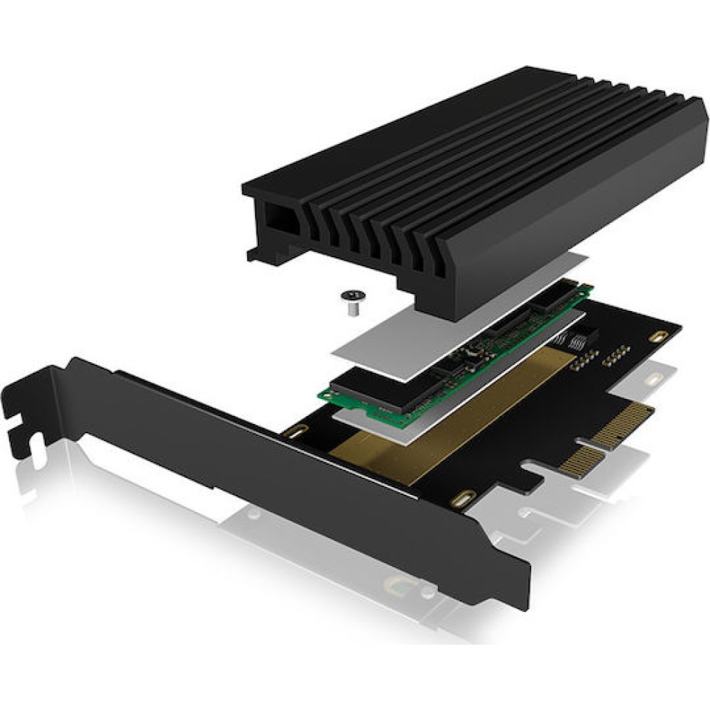 Icy Box Κάρτα PCIe για 1 M.2 NVMe SSD