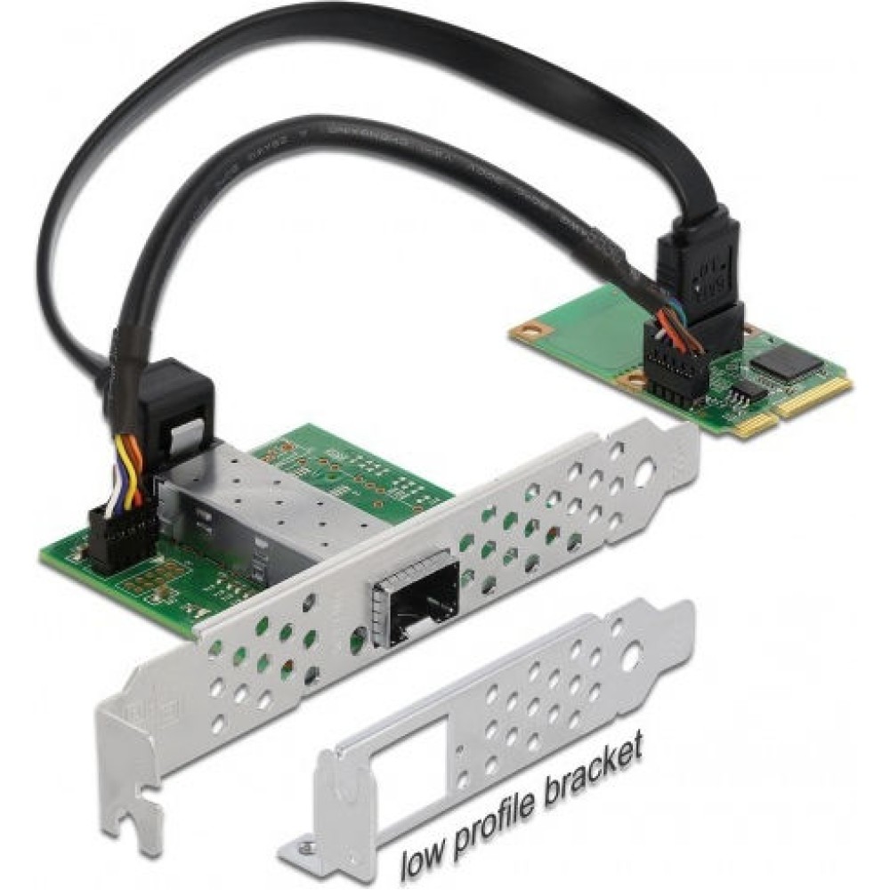 DeLock Κάρτα PCIe σε θύρες LAN 1xSFP i210, LAN-Adapter