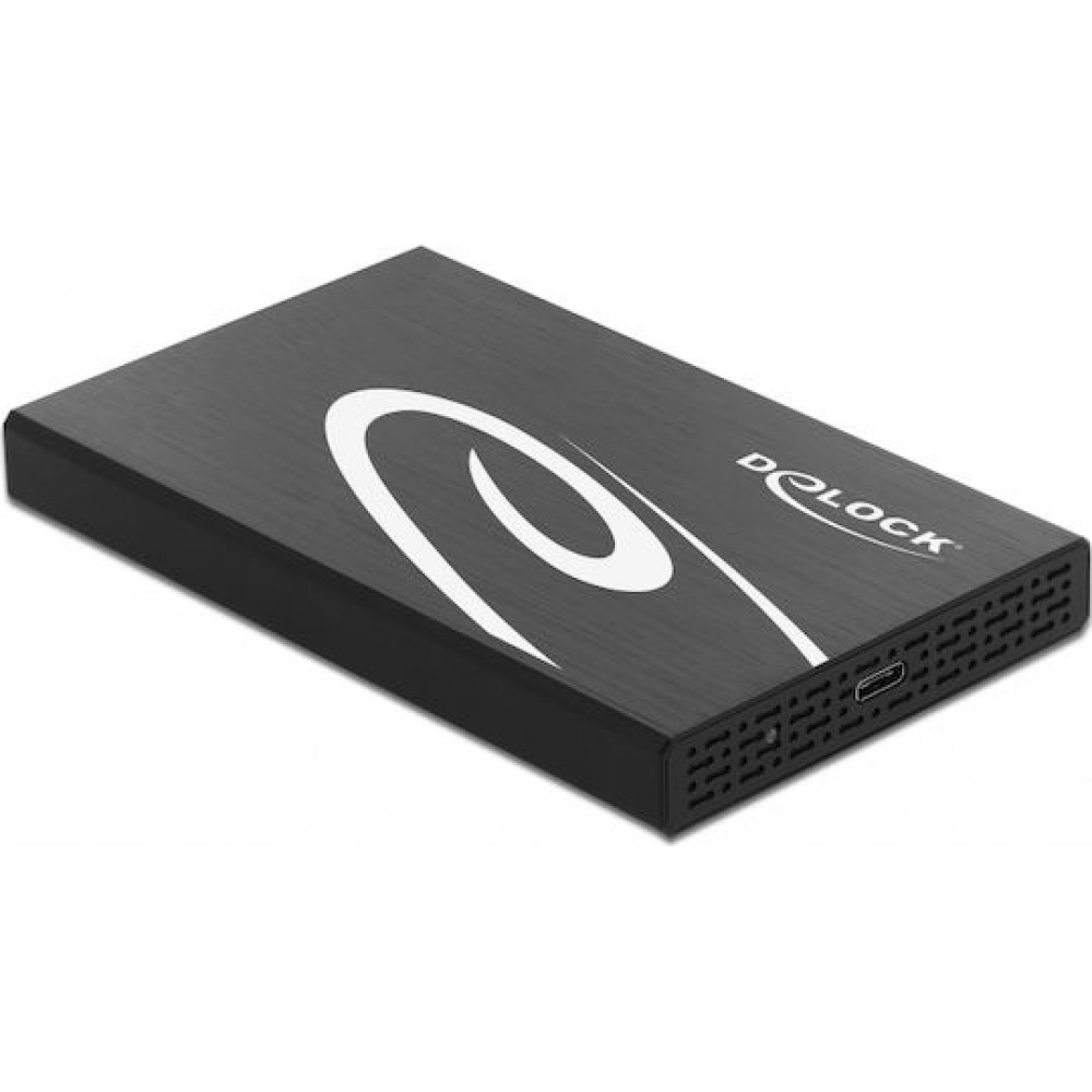 DeLock External Enclosure for HDD/SSD 2.5″ Μαύρο