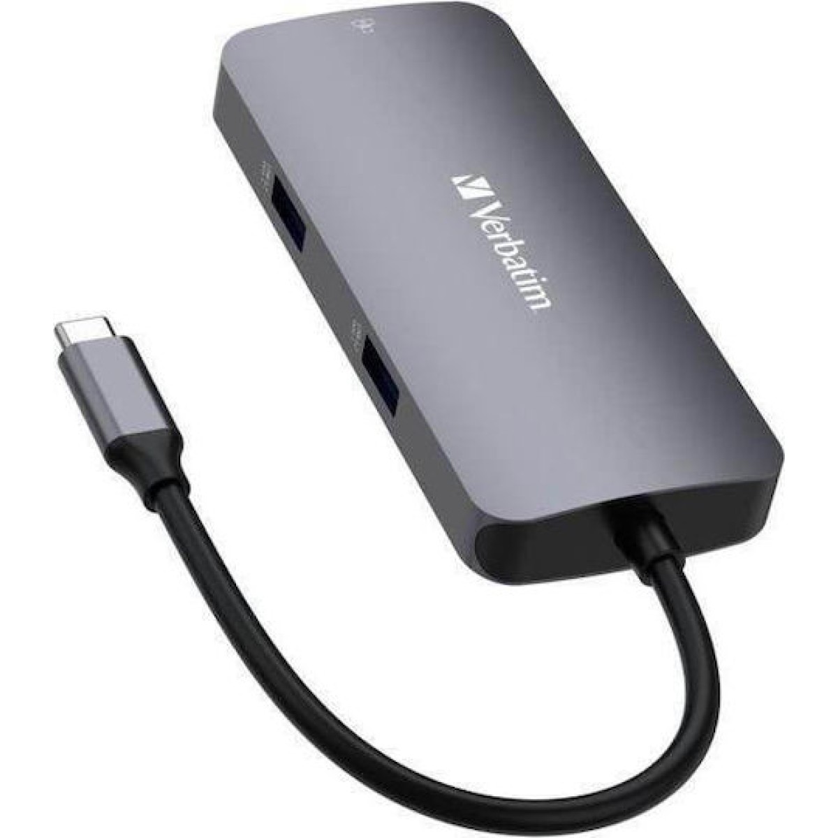 Verbatim USB-C Pro CMH-05 USB-C Docking Station με HDMI 4K PD Ethernet Γκρι