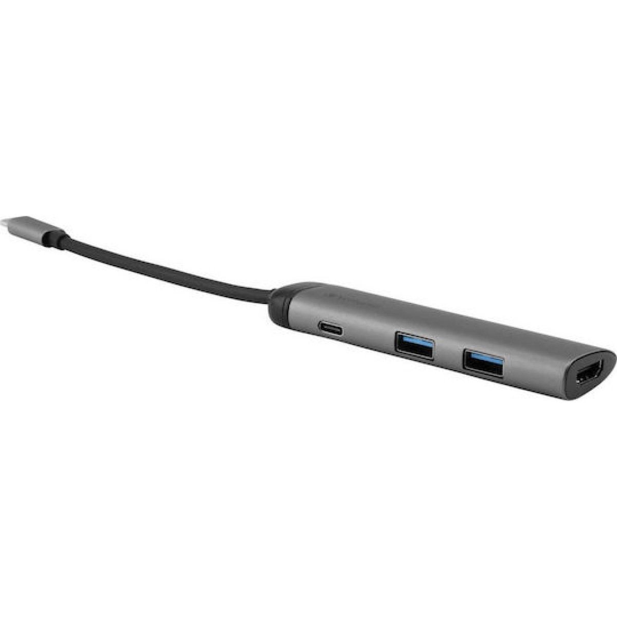 Verbatim USB-C Pro CMH-05 USB-C Docking Station με HDMI 4K PD Ethernet Γκρι