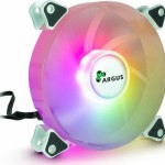 Argus RS-061 RGB Case Fan 120mm με Σύνδεση 4-Pin PWM Λευκό