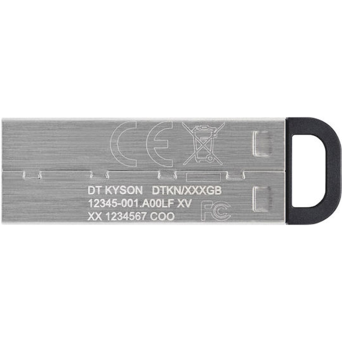 Kingston DataTraveler Kyson 64GB USB 3.2 Stick Ασημί