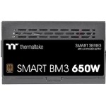 Thermaltake Smart BM3 650W Μαύρο Τροφοδοτικό Υπολογιστή Semi Modular 80 Plus Bronze