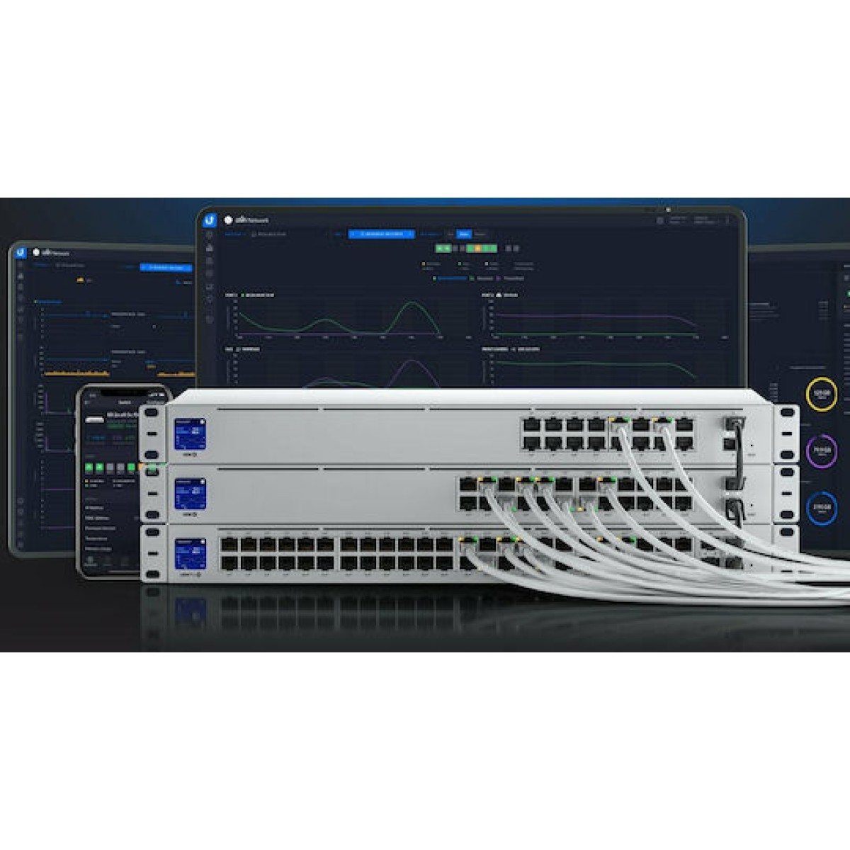 Ubiquiti UniFi USW 24 PoE Managed L2 PoE+ Switch με 24 Θύρες Gigabit (1Gbps) Ethernet και 2 SFP Θύρες