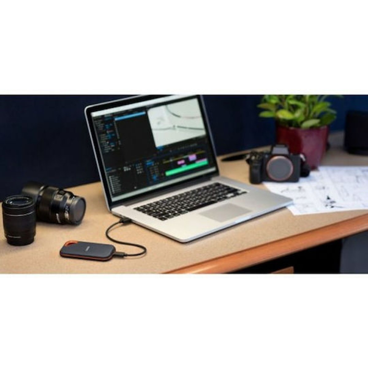 Sandisk Extreme Pro Portable V2 USB 3.2 / USB-C Εξωτερικός SSD 1TB 2.5