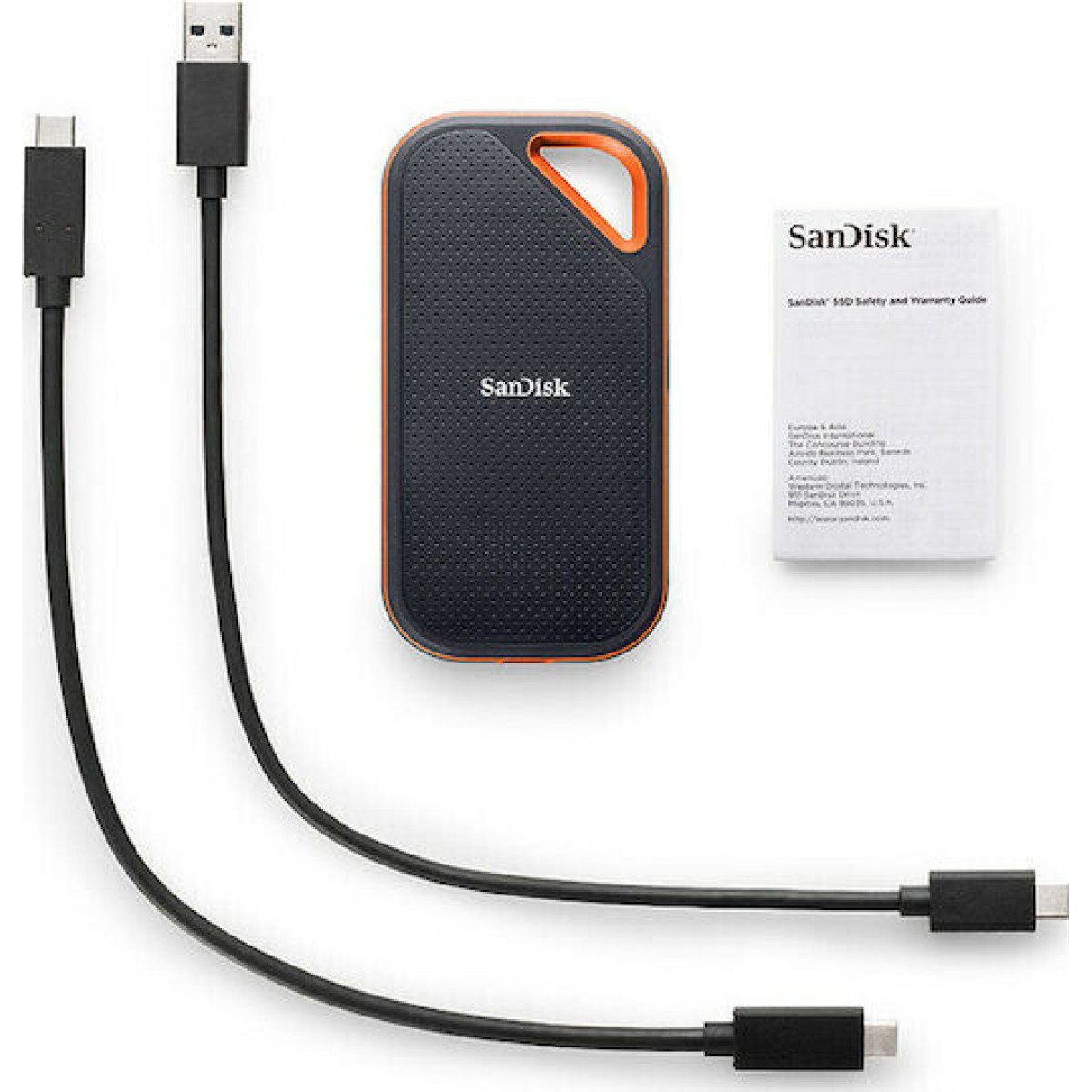 Sandisk Extreme Pro Portable V2 USB 3.2 / USB-C Εξωτερικός SSD 2TB 2.5