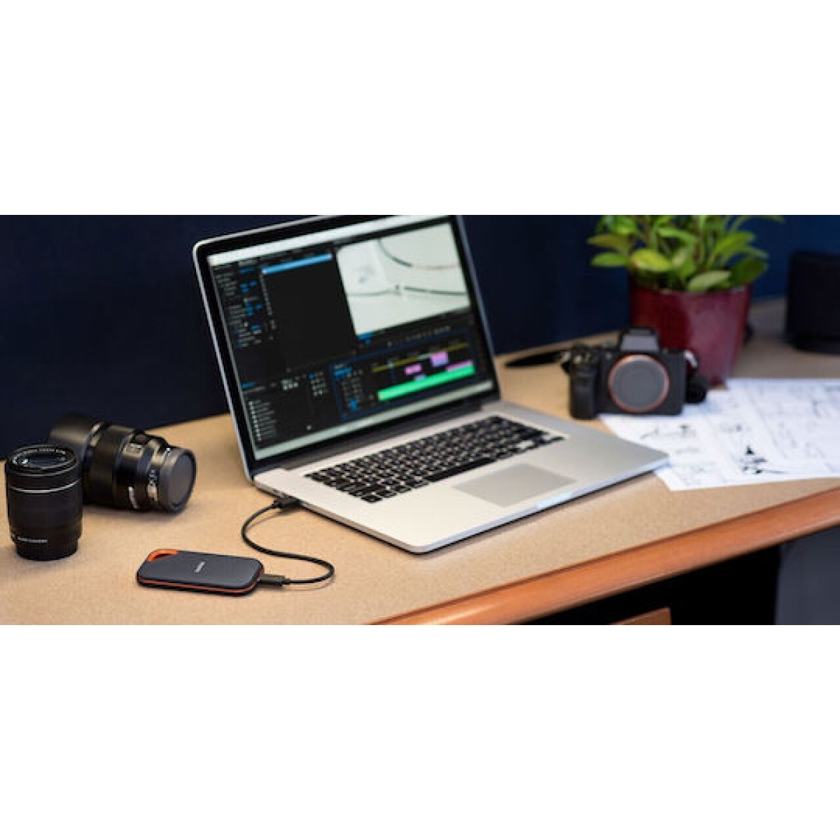 Sandisk Extreme Pro Portable V2 USB 3.2 / USB-C Εξωτερικός SSD 2TB 2.5