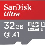 Sandisk Ultra microSDHC 32GB Class 10 U1 A1 UHS-I με αντάπτορα