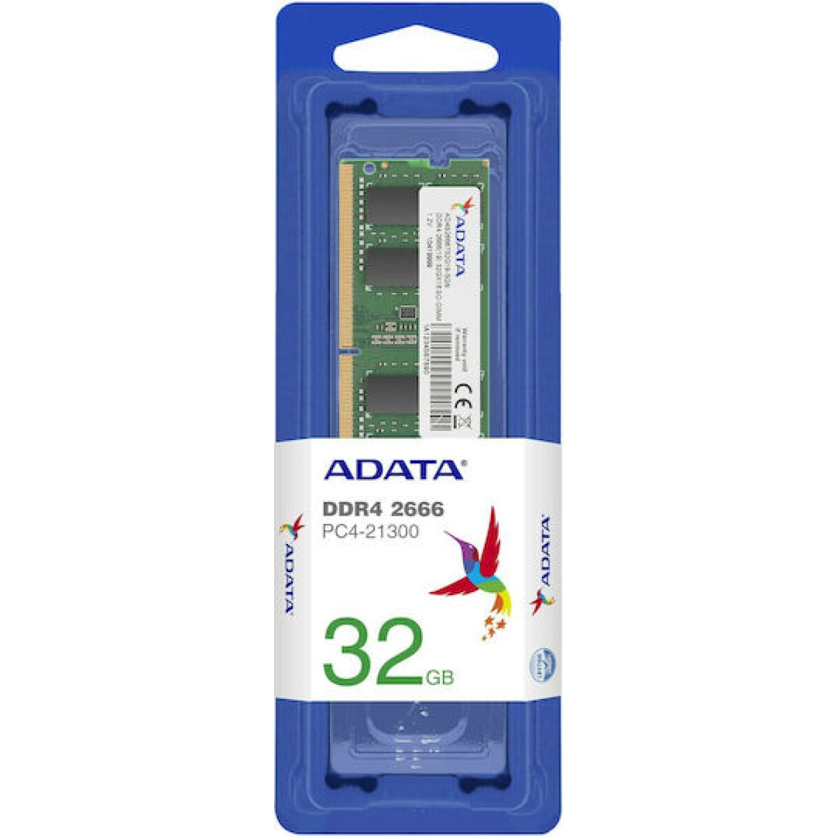 Adata DDR4 με Module 1x8GB και Ταχύτητα 2666 για Laptop