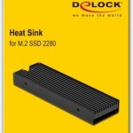 DeLock Heat Sink for M.2 SSD 2280 Μαύρο