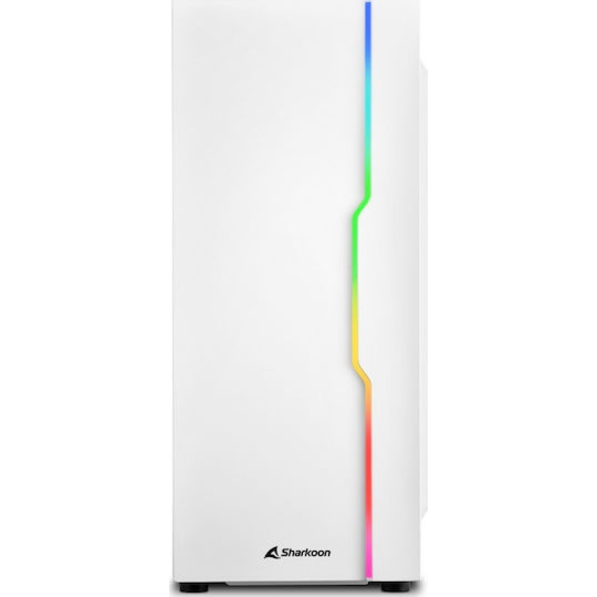 Sharkoon RGB Slider Midi Tower Κουτί Υπολογιστή με Πλαϊνό Παράθυρο Λευκό