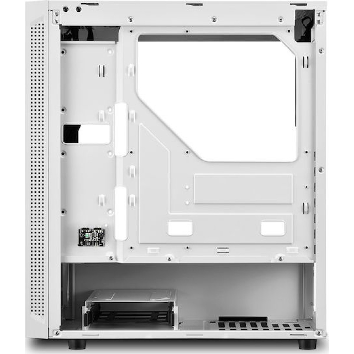 Sharkoon RGB Slider Midi Tower Κουτί Υπολογιστή με Πλαϊνό Παράθυρο Λευκό