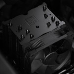 Noctua NH-U9S chromax.black Ψύκτρα Επεξεργαστή για Socket AM4/AM5/1200/115x