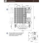Noctua NH-U9S chromax.black Ψύκτρα Επεξεργαστή για Socket AM4/AM5/1200/115x