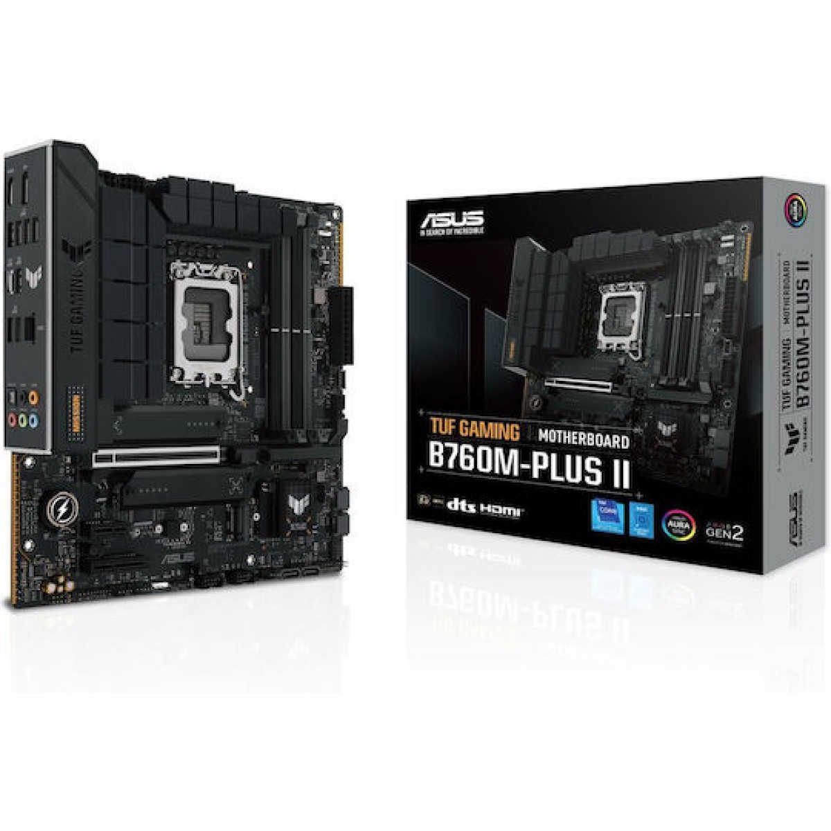 Asus TUF Gaming B760M-PLUS II Motherboard Micro ATX με Intel 1700 Socket 90MB1HD0-M0EAY0