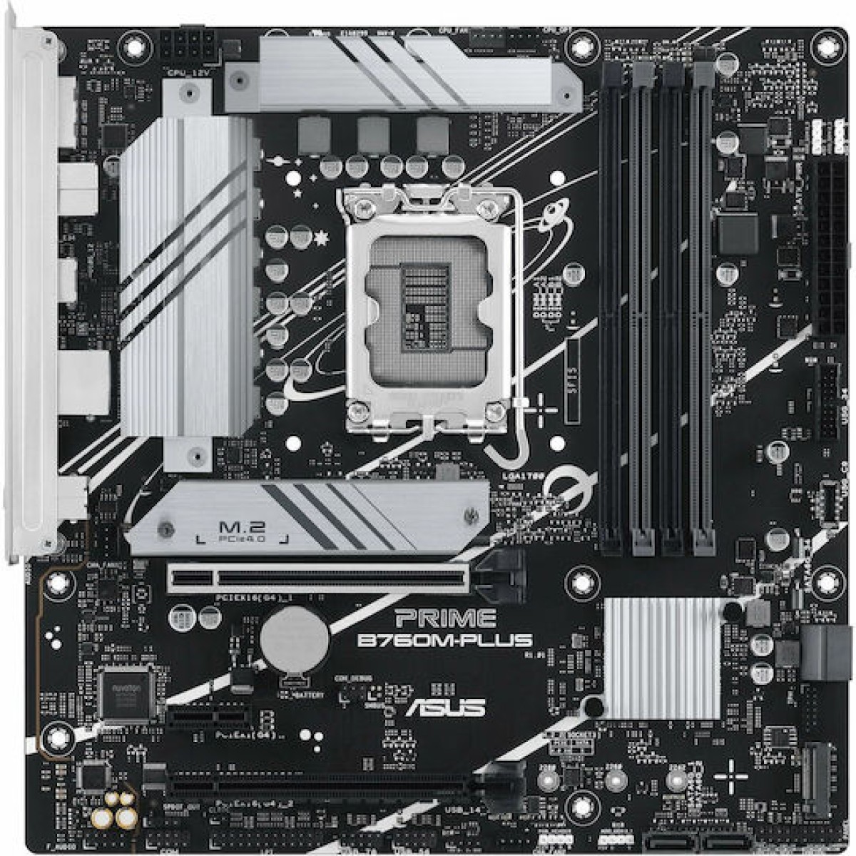 Asus PRIME B760M-PLUS Motherboard Micro ATX με Intel 1700 Socket 90MB1GY0-M0EAY0