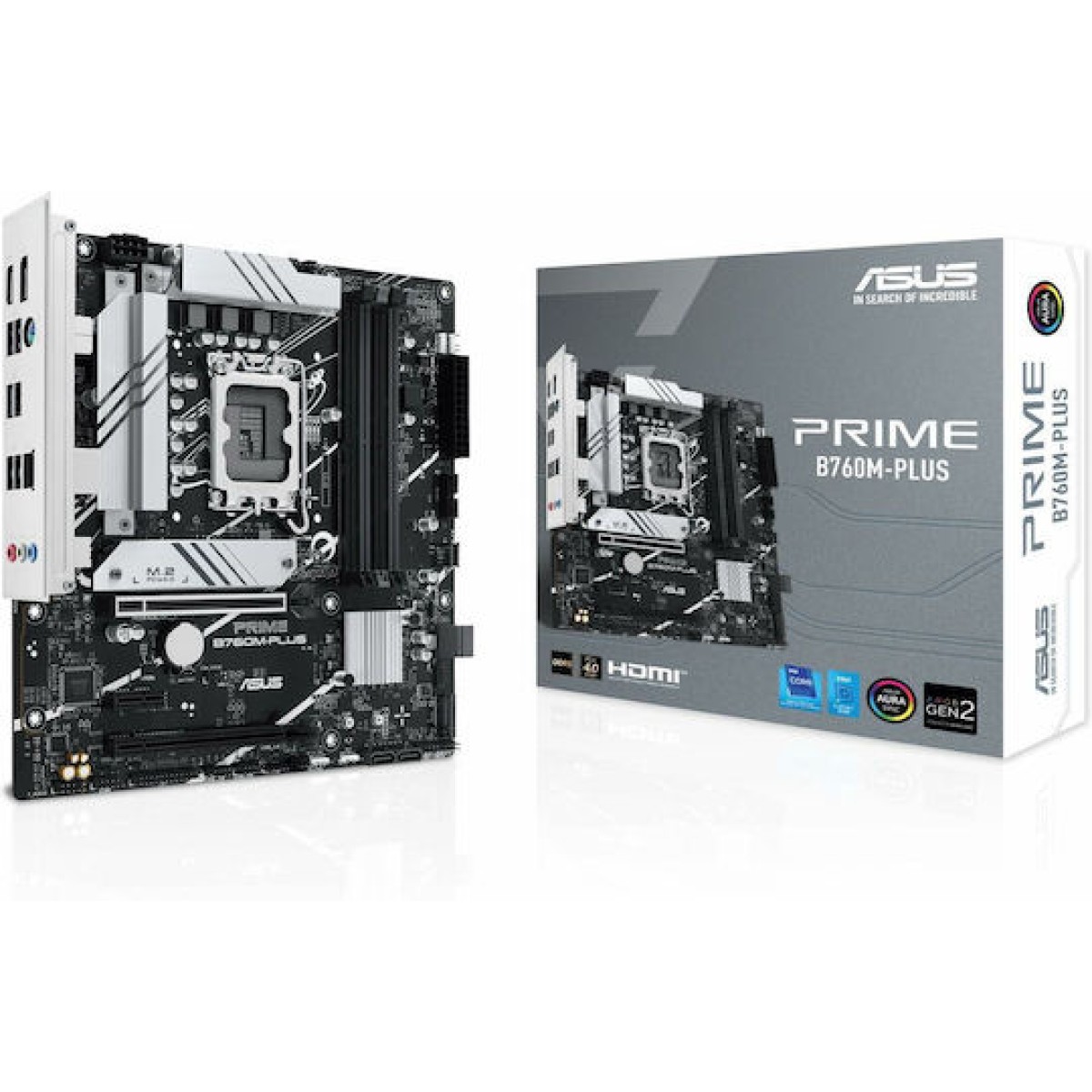 Asus PRIME B760M-PLUS Motherboard Micro ATX με Intel 1700 Socket 90MB1GY0-M0EAY0