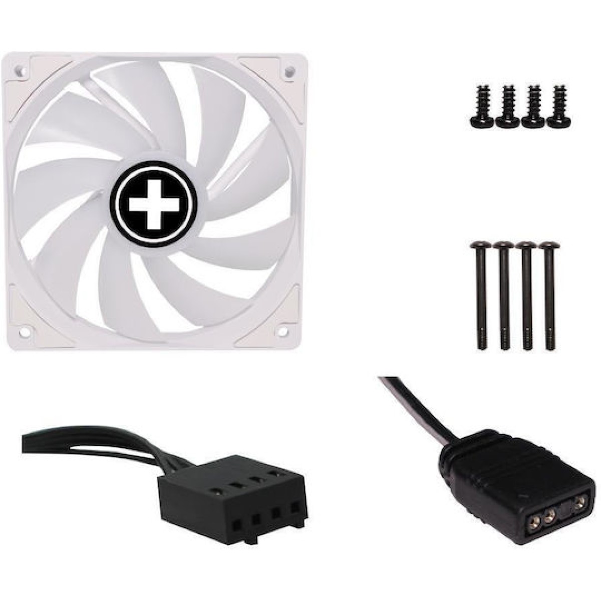 Xilence XF064 ARGB Case Fan 120mm με Σύνδεση 4-Pin PWM / 3-Pin Λευκό