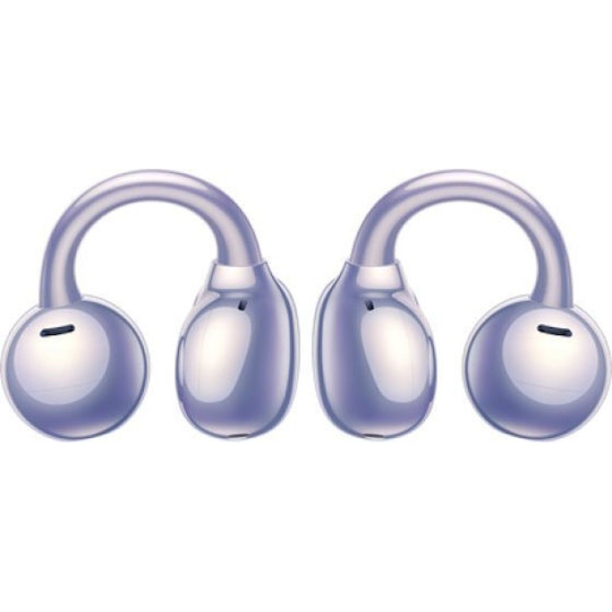 Huawei FreeClip Earbud Bluetooth Handsfree Ακουστικά με Αντοχή στον Ιδρώτα και Θήκη Φόρτισης Μωβ