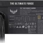 Asus TUF-GAMING-750B 750W Μαύρο Τροφοδοτικό Υπολογιστή Full Wired 80 Plus Bronze