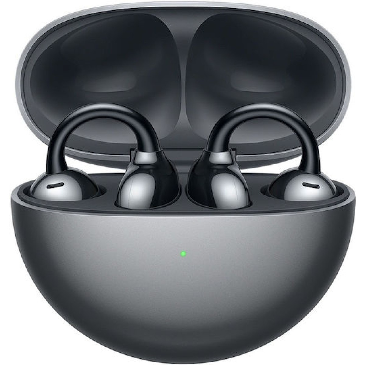 Huawei FreeClip Earbud Bluetooth Handsfree Ακουστικά με Αντοχή στον Ιδρώτα και Θήκη Φόρτισης Μαύρα