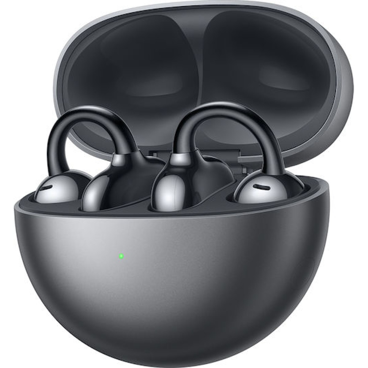 Huawei FreeClip Earbud Bluetooth Handsfree Ακουστικά με Αντοχή στον Ιδρώτα και Θήκη Φόρτισης Μαύρα