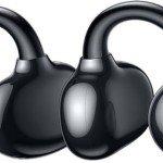 Huawei FreeClip Earbud Bluetooth Handsfree Ακουστικά με Αντοχή στον Ιδρώτα και Θήκη Φόρτισης Μαύρα