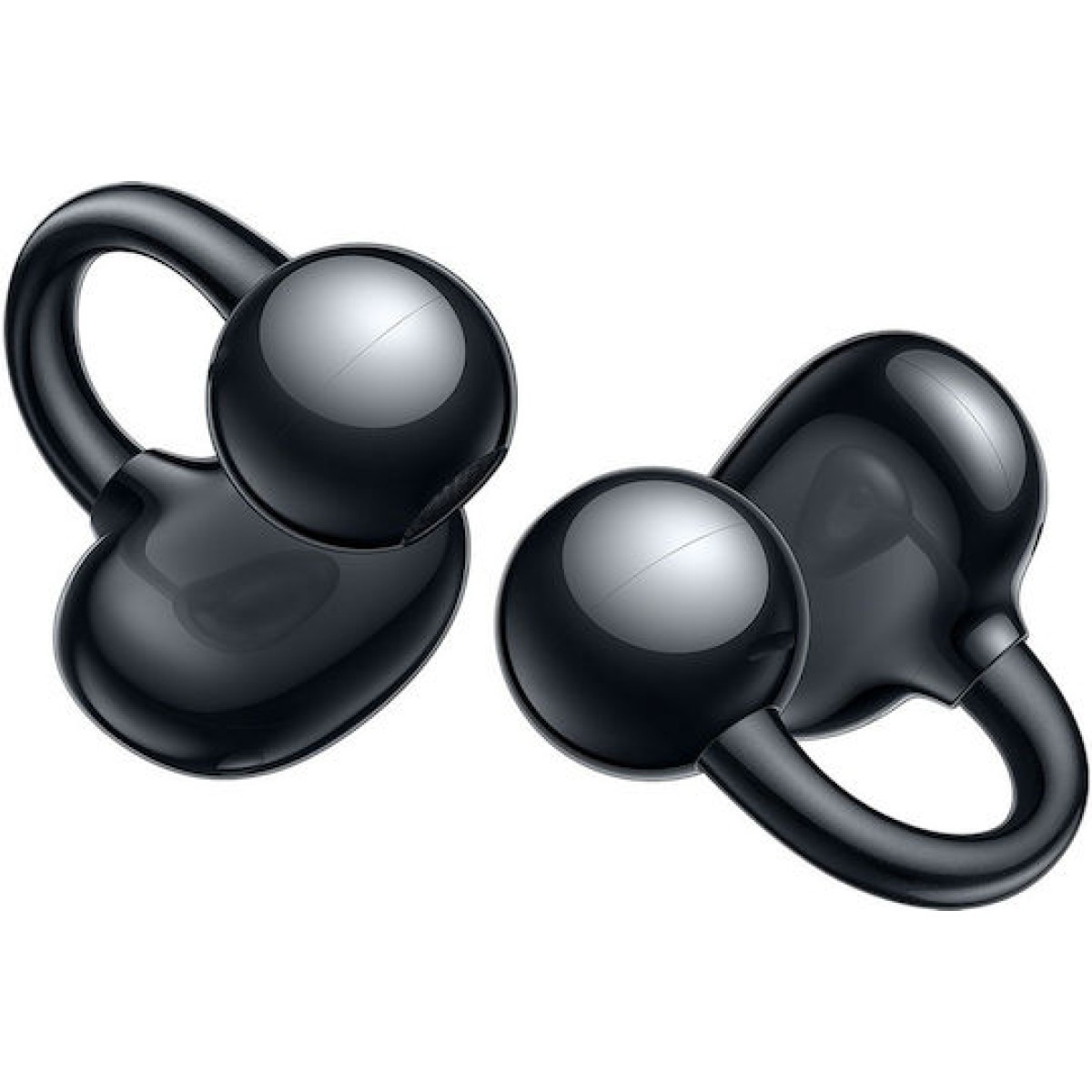 Huawei FreeClip Earbud Bluetooth Handsfree Ακουστικά με Αντοχή στον Ιδρώτα και Θήκη Φόρτισης Μαύρα