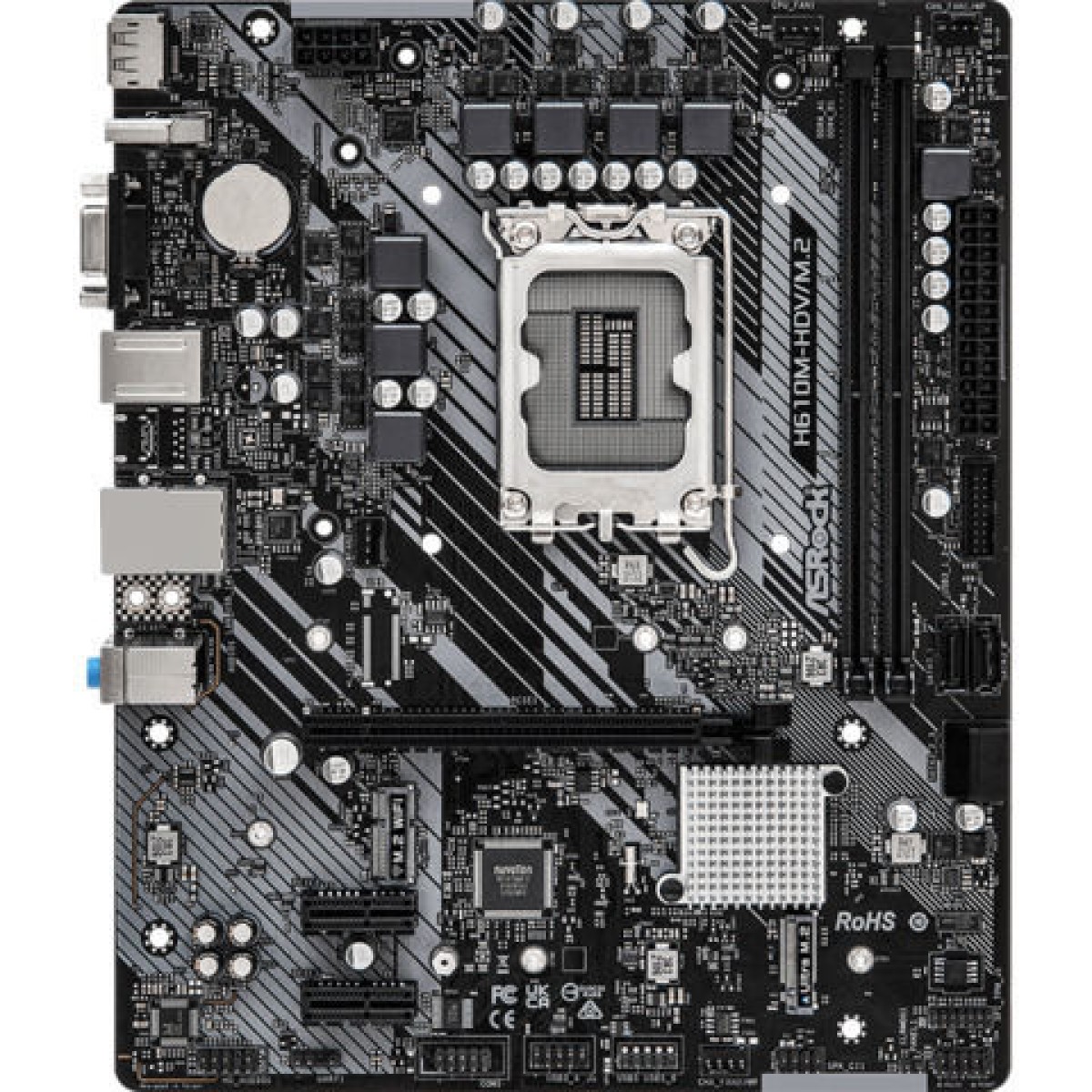 ASRock H610M-HDV/M.2 R2.0 Motherboard Micro ATX με Intel 1700 Socket 90-MXBJH0-A0UAYZ