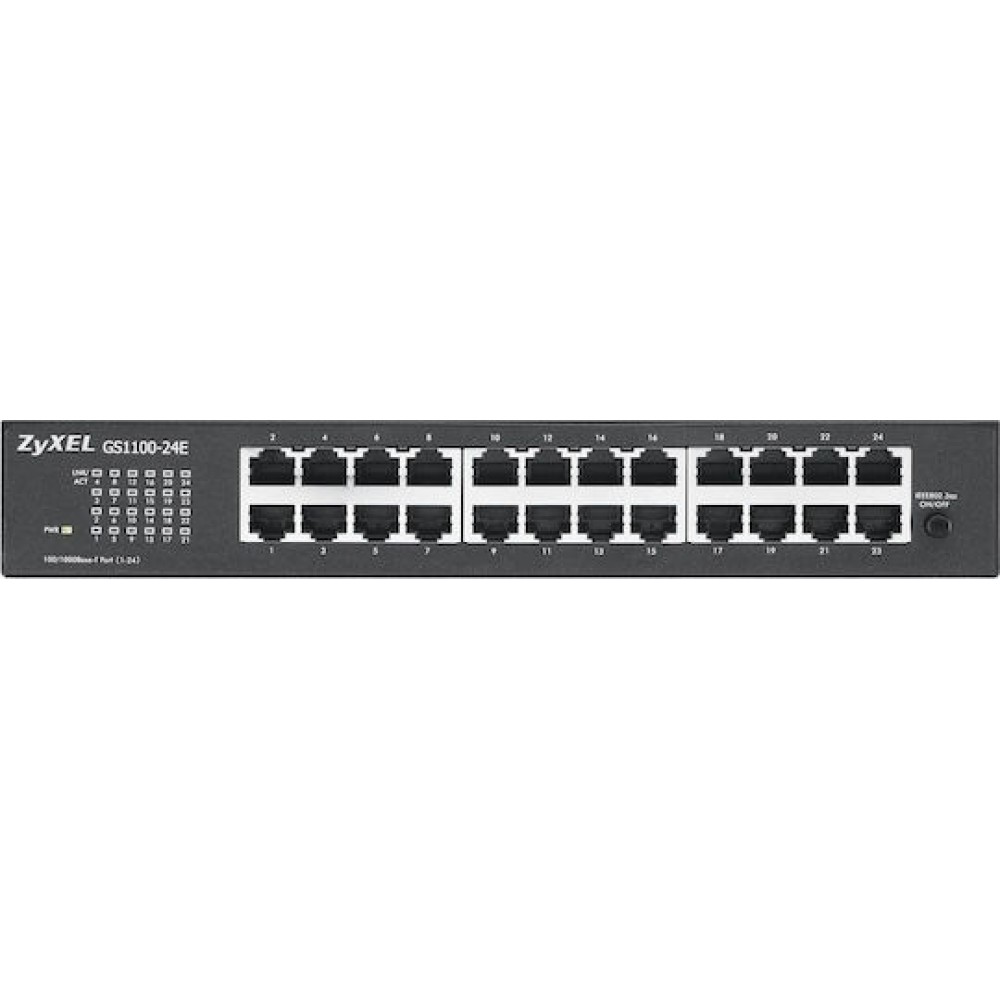Zyxel GS-1100-24E v3 Unmanaged L2 Switch με 24 Θύρες Gigabit (1Gbps) Ethernet