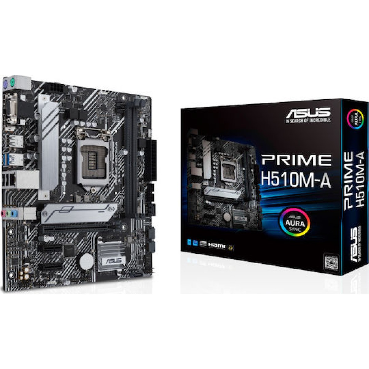 Asus PRIME H510M-A Motherboard Micro ATX με Intel 1200 Socket 90MB17C0-M0EAY0