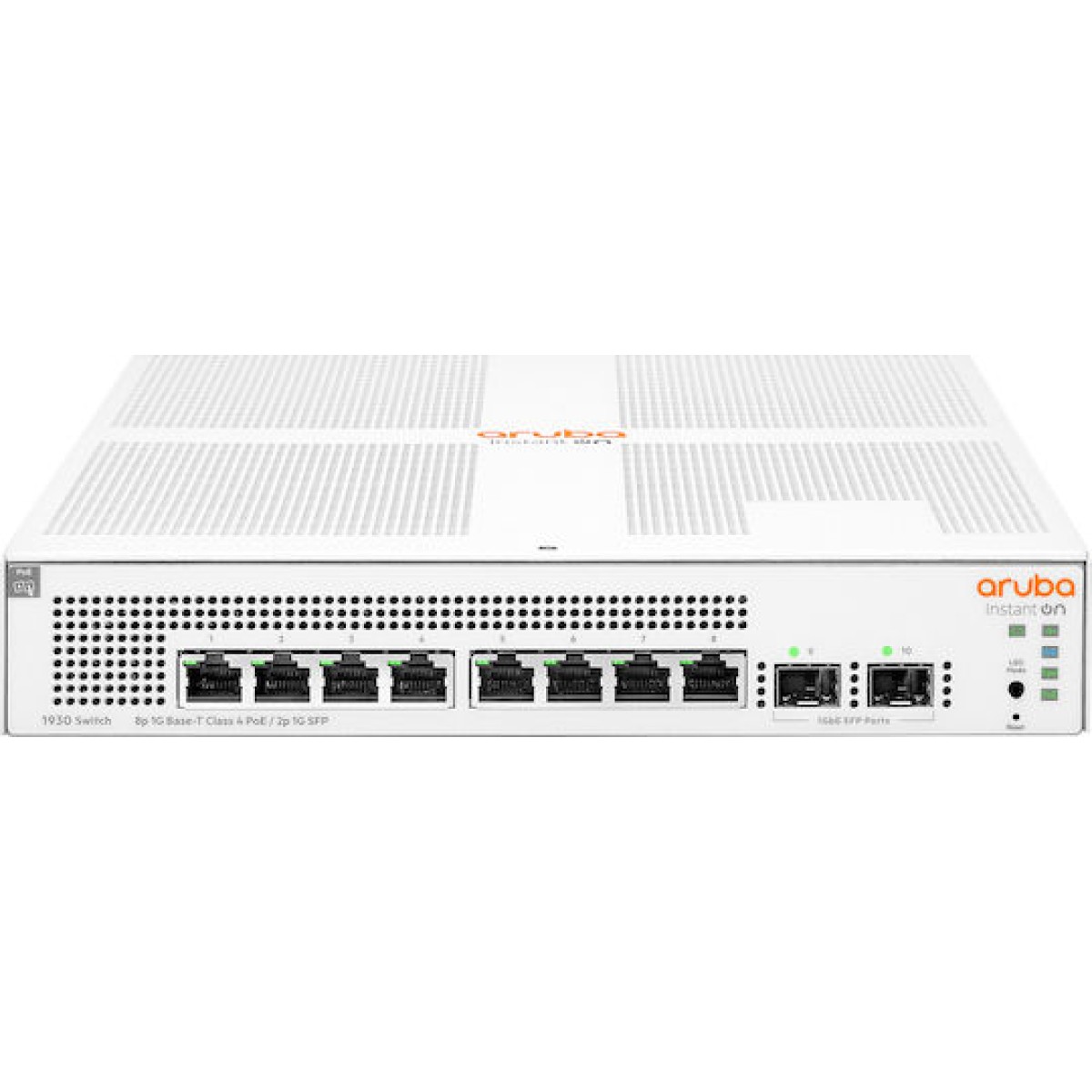 Aruba Instant On 1930 Managed L2 PoE+ Switch με 8 Θύρες Gigabit (1Gbps) Ethernet και 2 SFP Θύρες