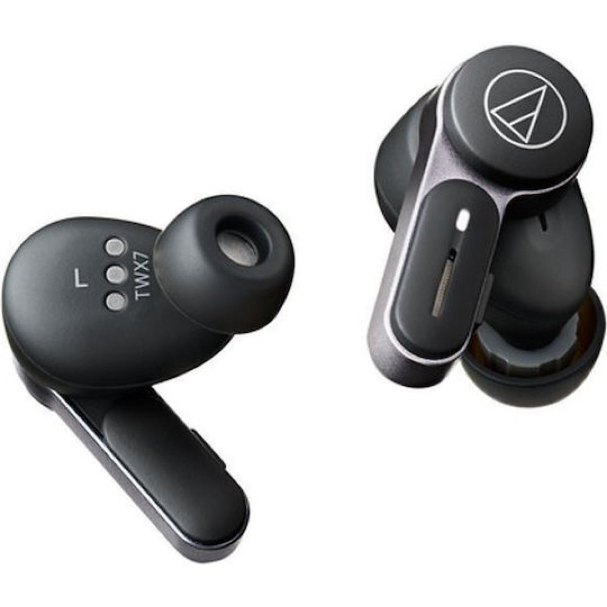 Audio Technica ATH-TWX7 In-ear Bluetooth Handsfree Ακουστικά με Αντοχή στον Ιδρώτα και Θήκη Φόρτισης Μαύρα