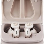 Audio Technica ATH-TWX7 In-ear Bluetooth Handsfree Ακουστικά με Αντοχή στον Ιδρώτα και Θήκη Φόρτισης Λευκά