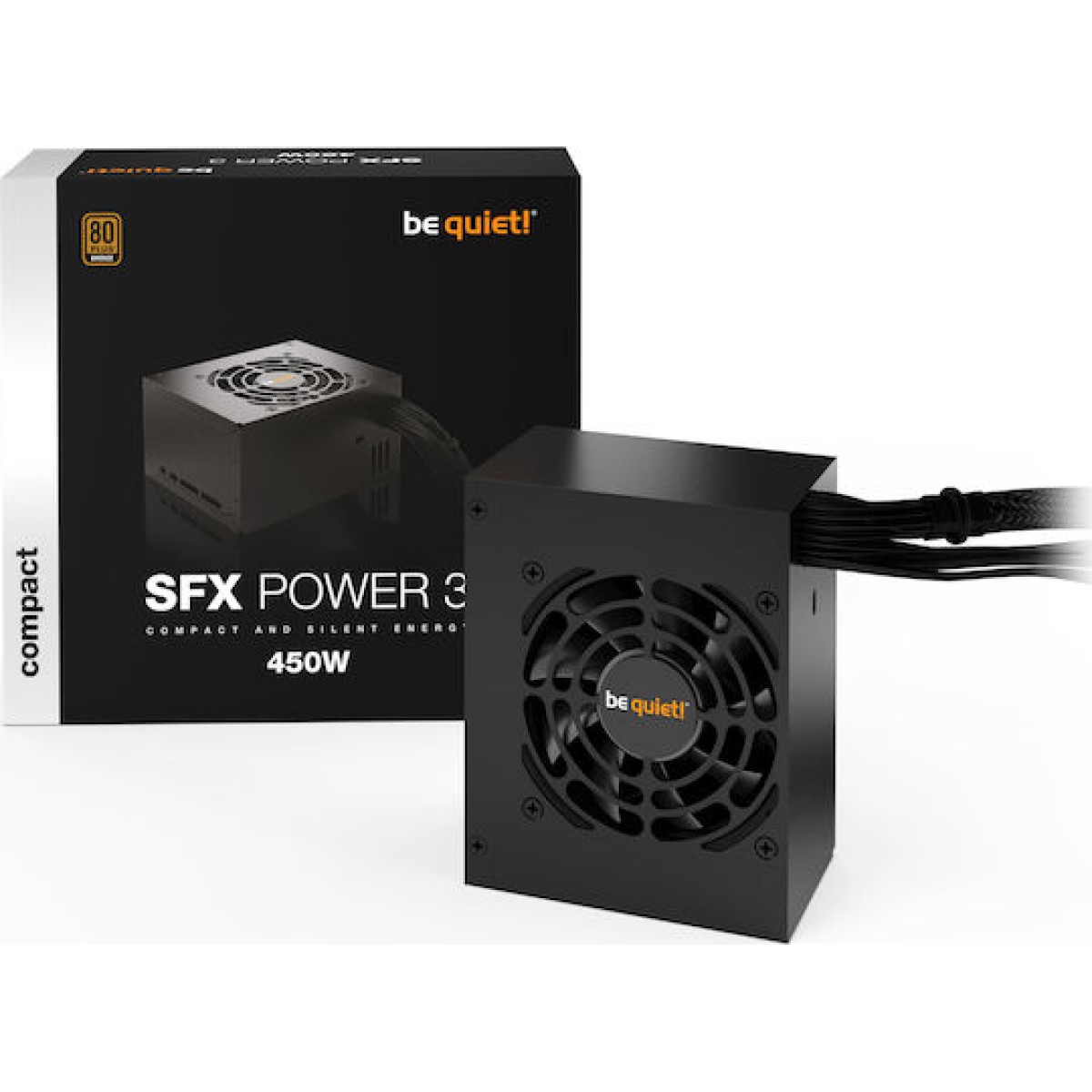 Be Quiet SFX Power 3 450W Μαύρο Τροφοδοτικό Υπολογιστή Full Wired 80 Plus Bronze